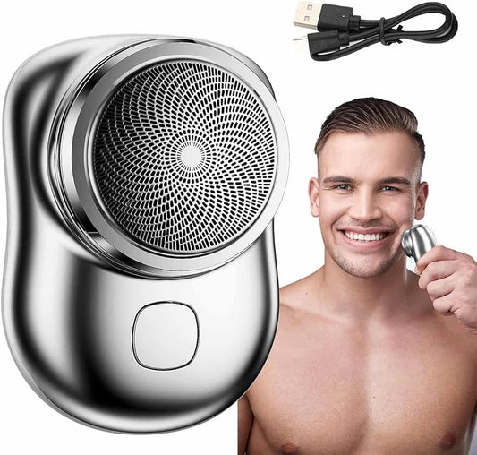 🧼 Mini Afeitadora Eléctrica Portátil USB Recargable – Precisión, Potencia y Estilo en tu Bolsillo